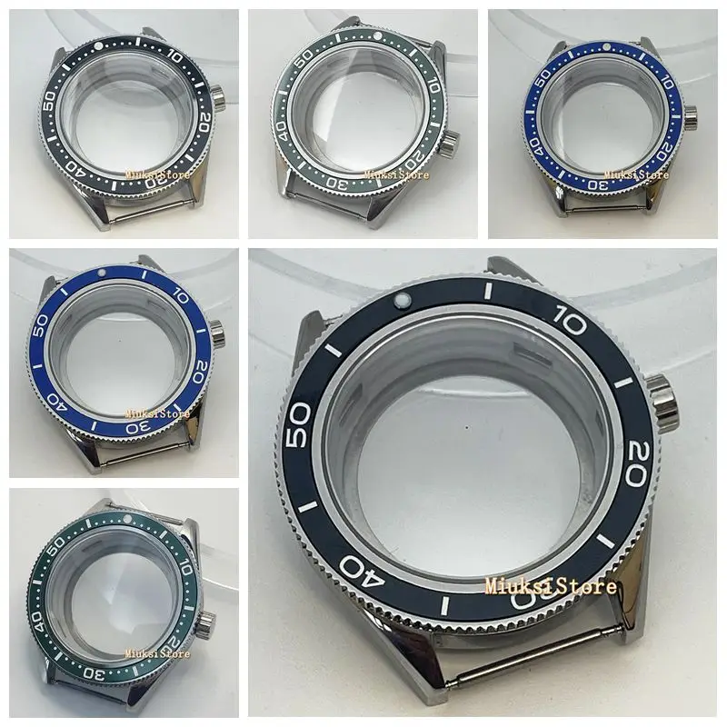 Чехол для часов 42 мм Серебристый NH35 NH36 чехол с рамкой из твердого сапфирового