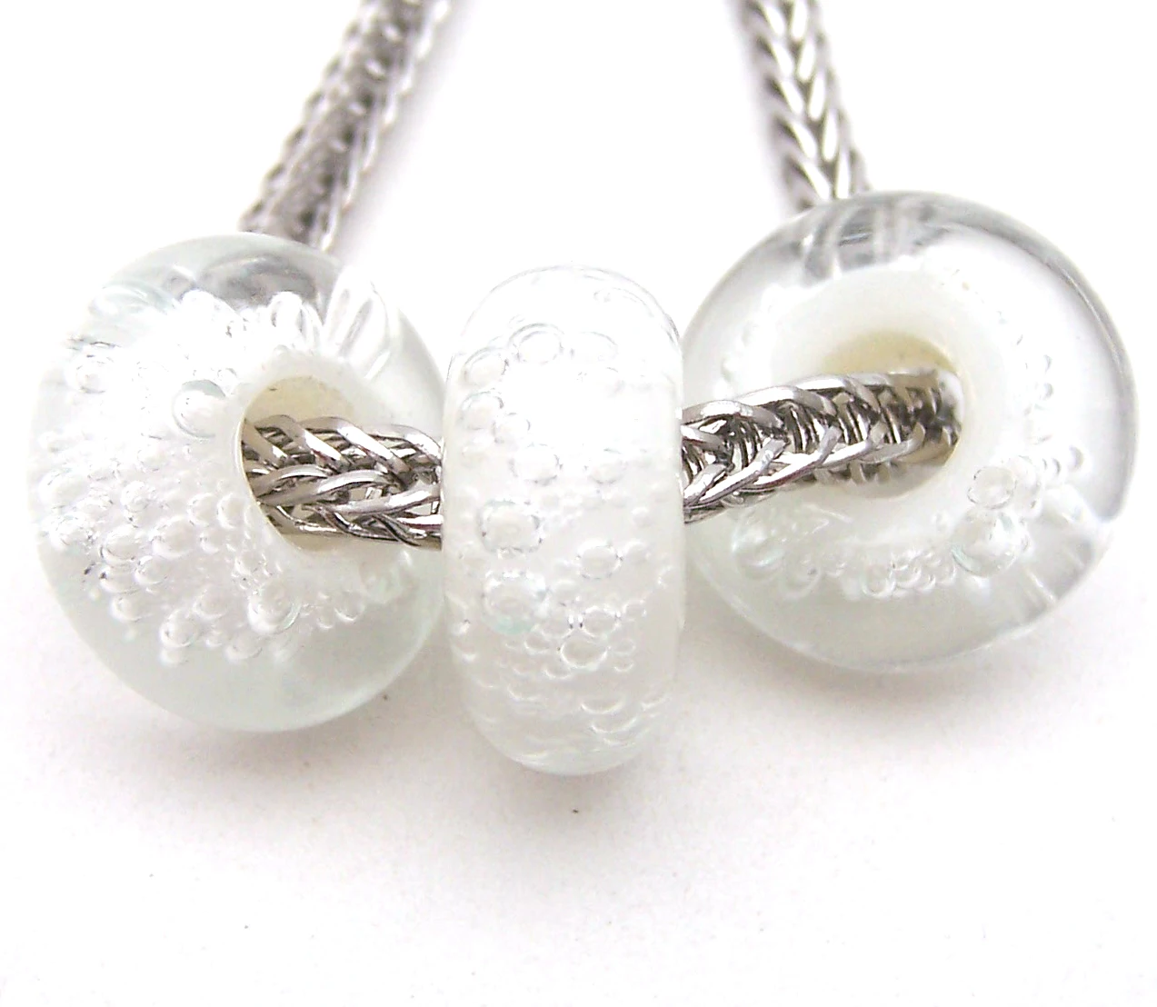 

JGLZ2629 3X 5MM Hole DIY GlassBead Murano Glass beads Fit European Charms Bracelet diy jewelry Lampwork