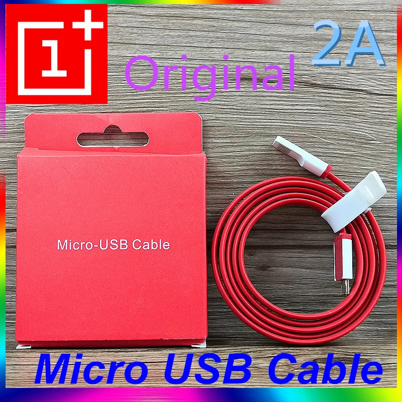 

Original OnePlus 1 Charger Cable 100CM Red Noodles 2A Charge Micro USB Data Cable For OnePlus 1/One Mobile Phone