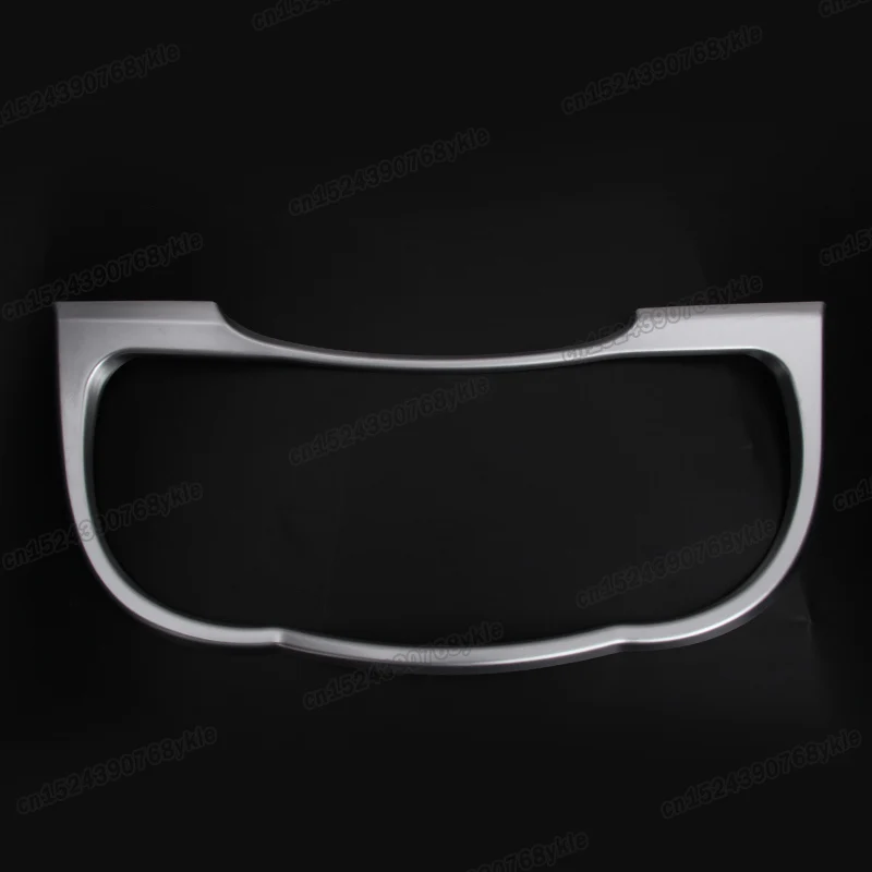 matt silver car dashboard screen frame trims for toyota highlander 2013 2014 2015 2016 2017 2018 2019 accessories chrome xu50 | Автомобили