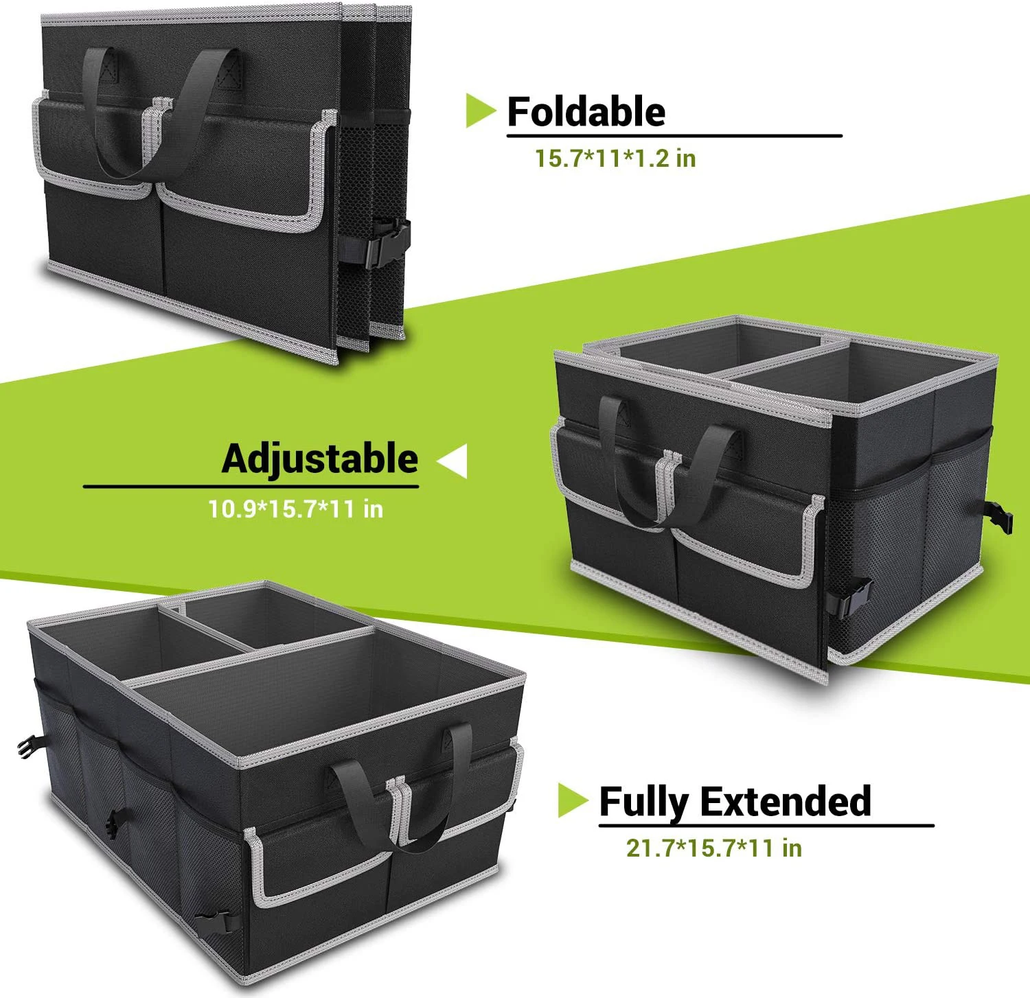AUTOYOUTH Car Trunk Storage Bag Folding Multifunction Container Tool Food Bags Organizer Box for Universal | Автомобили и