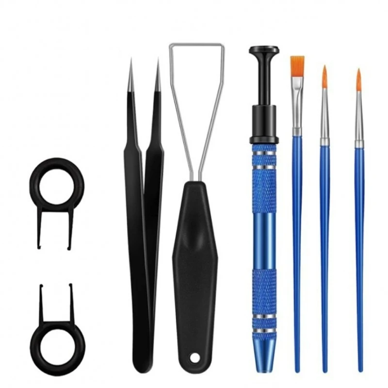 

Механический Пинцет для клавиатуры, смазка, инструмент, щетка, выключатель, выключатель, держатель для рукоятки, IC коготь для cherry kailh gateron, AC, ...