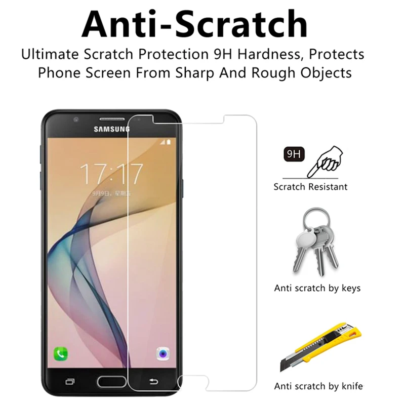 Закаленное стекло для Galaxy C10 C9 Pro C8 C7 C5 9H HD Защитное Samsung Grand Prime G530 Plus Core G360|Защитные
