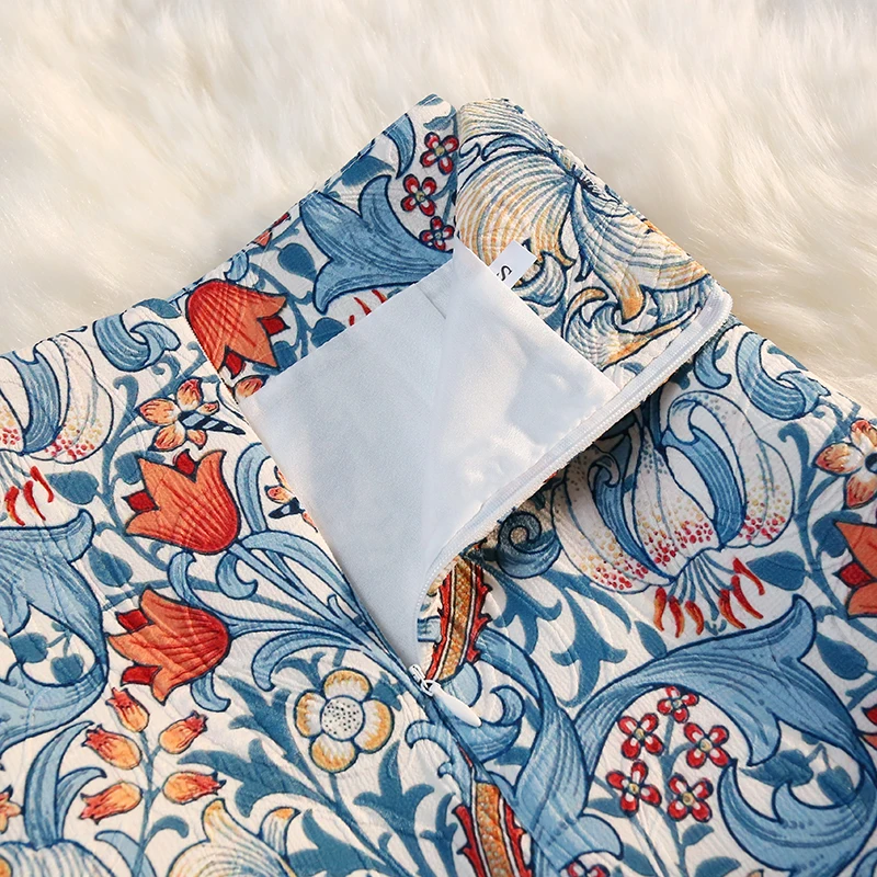 

Summer Office Midi Skirt Ladies High Waist Zipper Slim Floral Print Pencil Skirt Fashion Elegant Retro Sexy A-line Woman Skirts