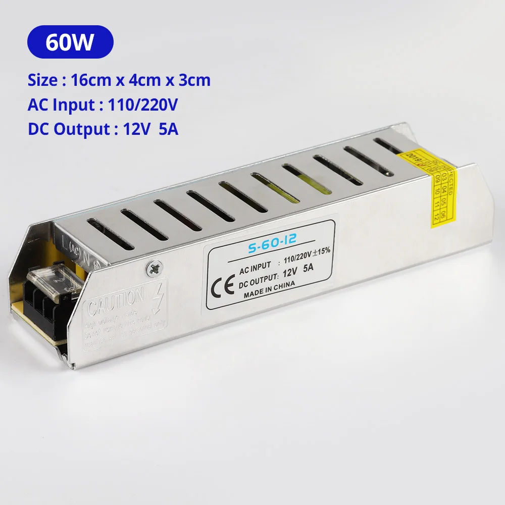Блок питания для светодиодной ленты 220 100 в перем. Тока 60 150 Вт|transformator for led|power supply