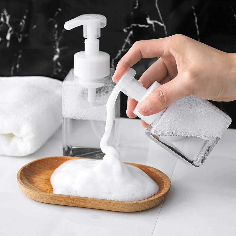 

Clear Liquid Soap Foam Bottle Shower Gel Foam Pump Bottle Cleansing Gel Foam Pump Bottle, 3 Pcs/Set