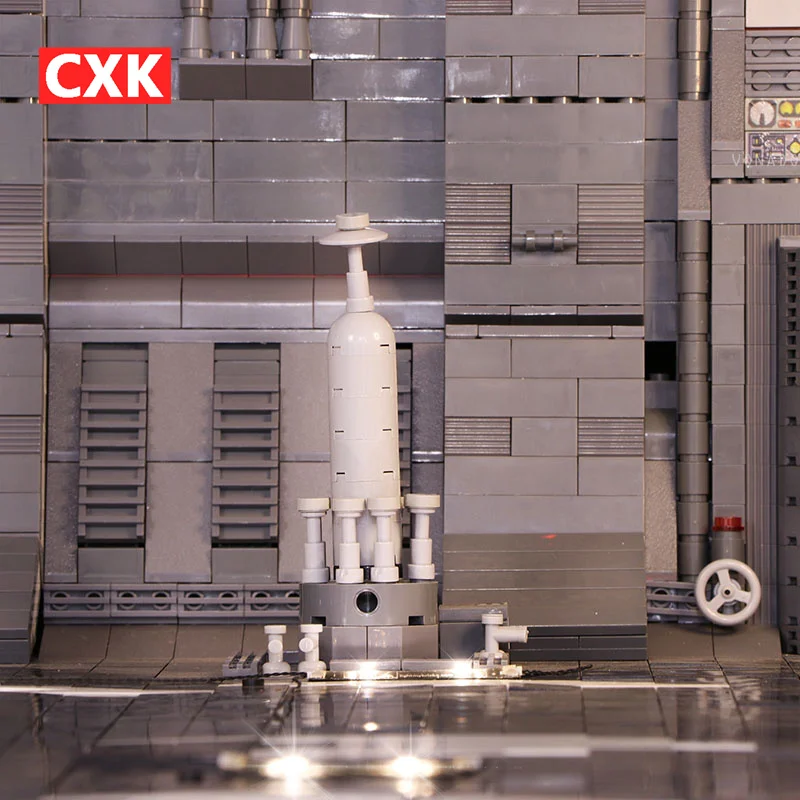 

CXK DIY LED Light Up Kit For Millennium Falcon Tarmac Death Star Mooring Station bricks model lighting toy (only light)