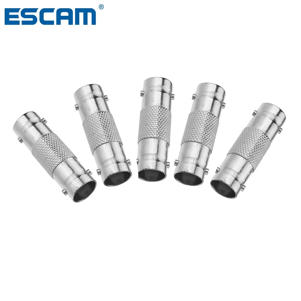 ESCAM 10 шт. BNC Женский проходной коаксиальный кабель разъем Удлинительный для