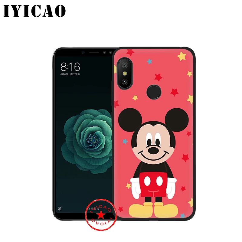 IYICAO Микки и Минни Маус Мышь мягкий чехол для Xiaomi mi A3 A2 A1 8 Lite 9 Se макс 3 F1 5X6X6 CC9 CC9e 9T Pro |
