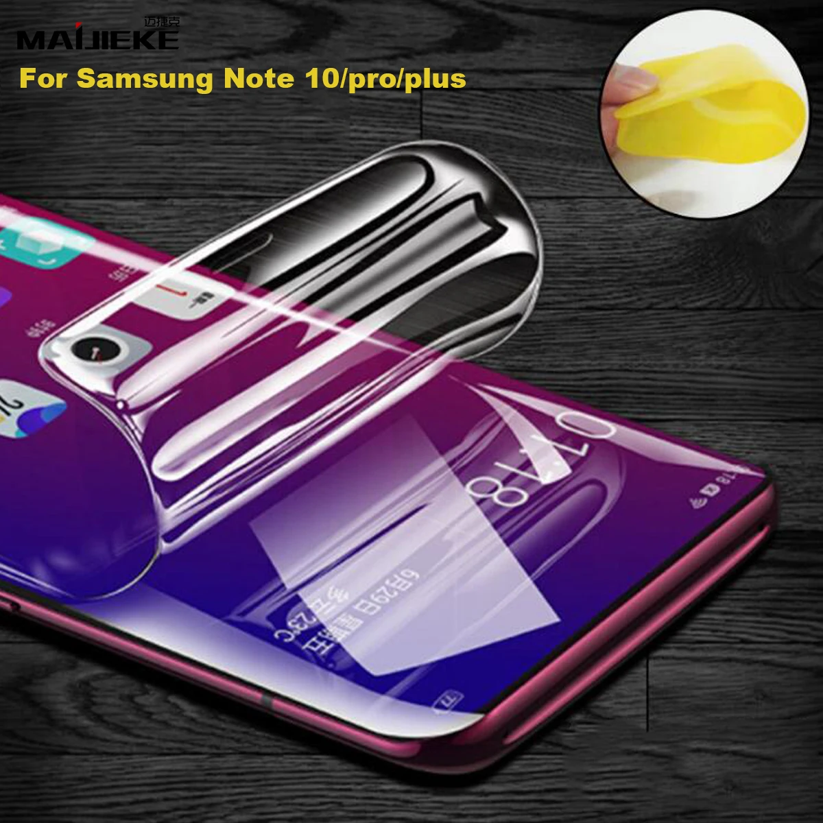 3D HD полное покрытие мягкая Гидрогелевая пленка для Samsung Galaxy Note 10 plus pro ТПУ