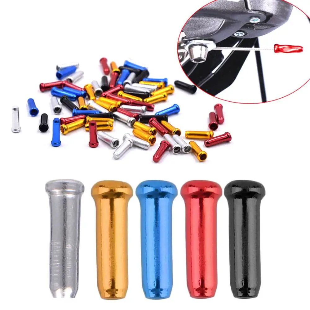 100 шт. велосипедный MTB тормозной провод концевой сердечник колпачки кабель