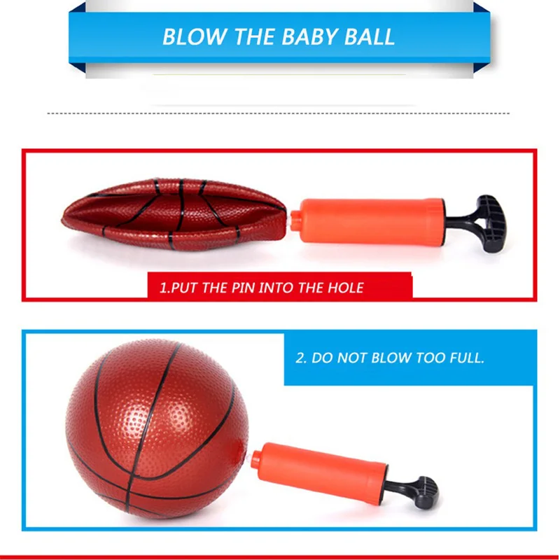 Баскетбольный обруч с регулируемой высотой 200 см детский баскетбольный гол набор