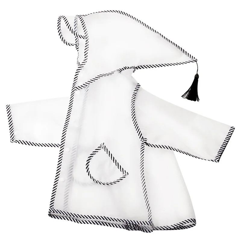 Детский водонепроницаемый дождевик из ЭВА для мальчиков и детей прозрачное