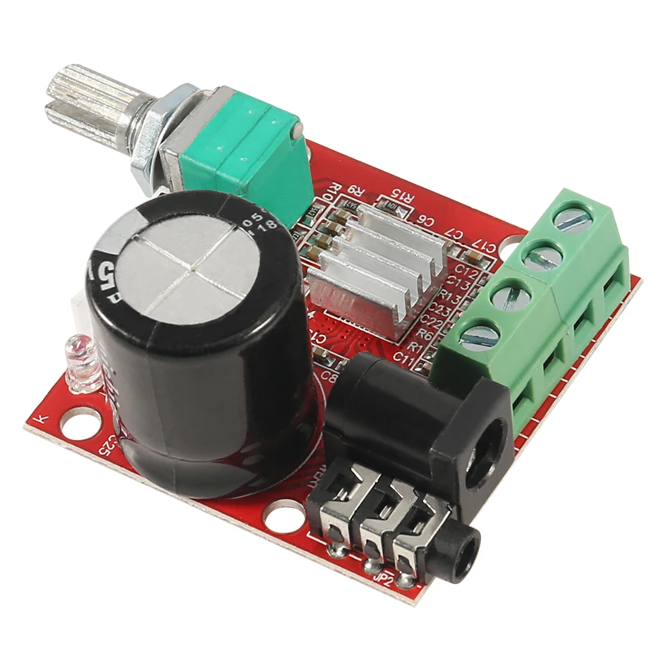 12 В мини Hi Fi PAM8610 аудио стерео усилитель плата 2X10W двухканальный D