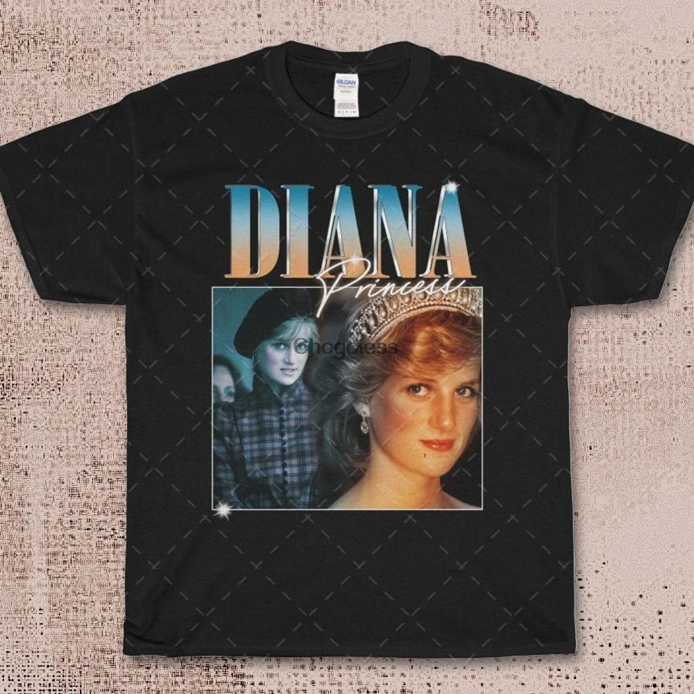 

Vintage PRINCESS DIANA Rap Hip Hop 90s Retro Christmas T Shirt