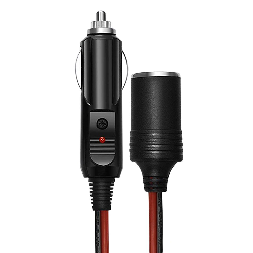 6Ft чистый Медь прикуриватель удлинитель 12V 16AWG кабель с предохранителем для