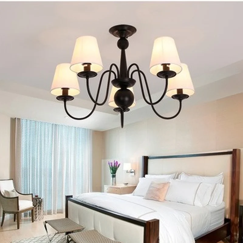 Винтажные американские Свадебные люстры железная Люстра для кухни бара кафе