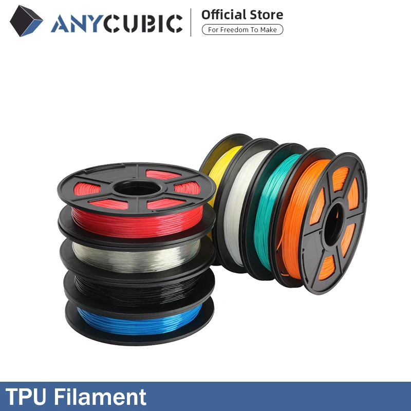 ANYCUBIC ТПУ нить пластик для 3D принтера 1 75 мм 500 г/рулон гибкий Цвет опционально