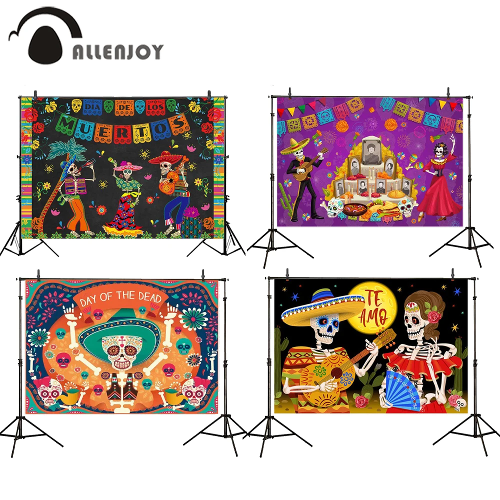 Allenjoy мексиканский тематический фотосессия день мертвецов Шаньтоу красочный