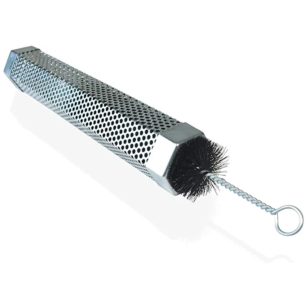 Барбекю дымовые генераторы из нержавеющей стали круглые отверстия гранулы