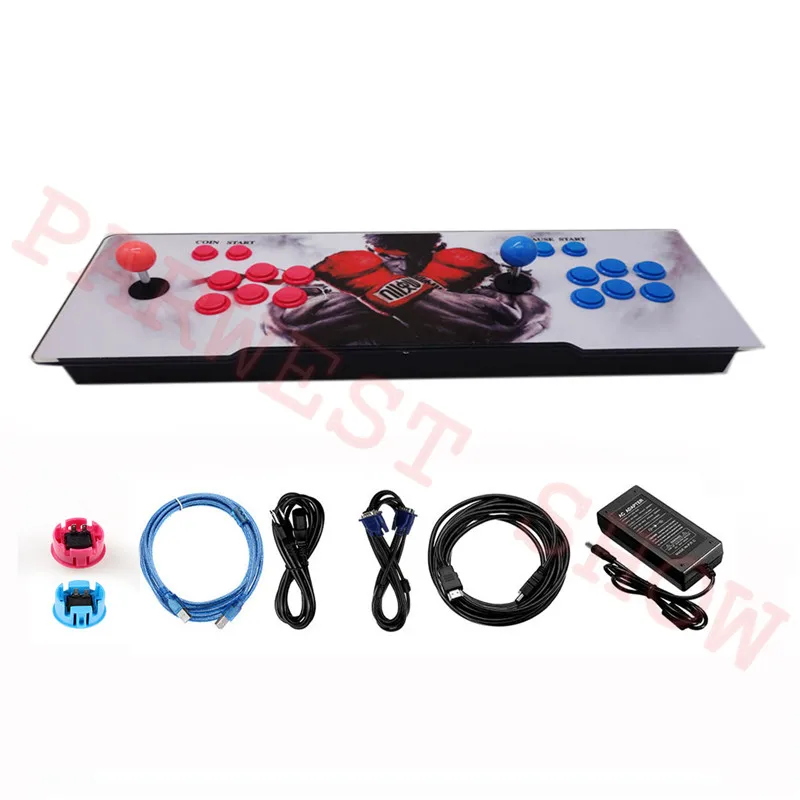 2500 in 1(C) 3D Pandora 2448 в 1 аркадная игровая консоль Figthing Stick с кнопкой 2500 В 1 печатная плата для 2 игроков домашняя аркадная машина - Цвет: 2500 in 1(C)