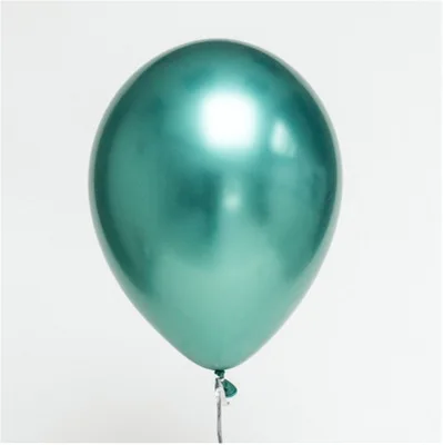 green A 5pcs 5 шт 12-дюймовые шары из латекса цвета металлик цвета: золотистый, серебристый шарики для день рождения Свадебная вечеринка украшения в виде воздушного шарика в стиле «сделай сам» вечерние Globos - Цвет: green A 5pcs