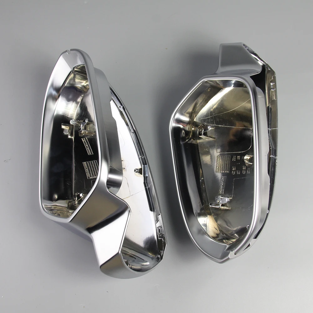1 пара Защитная крышка для зеркала заднего вида матовая хромированная Audi A6 C7 S6 2012