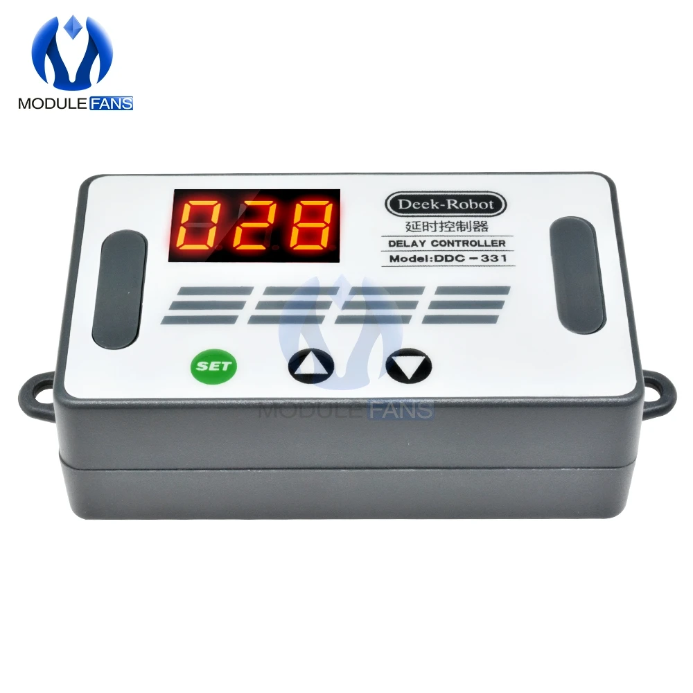 Цифровой светодиодный таймер задержки реле цикла Переключатель триггер