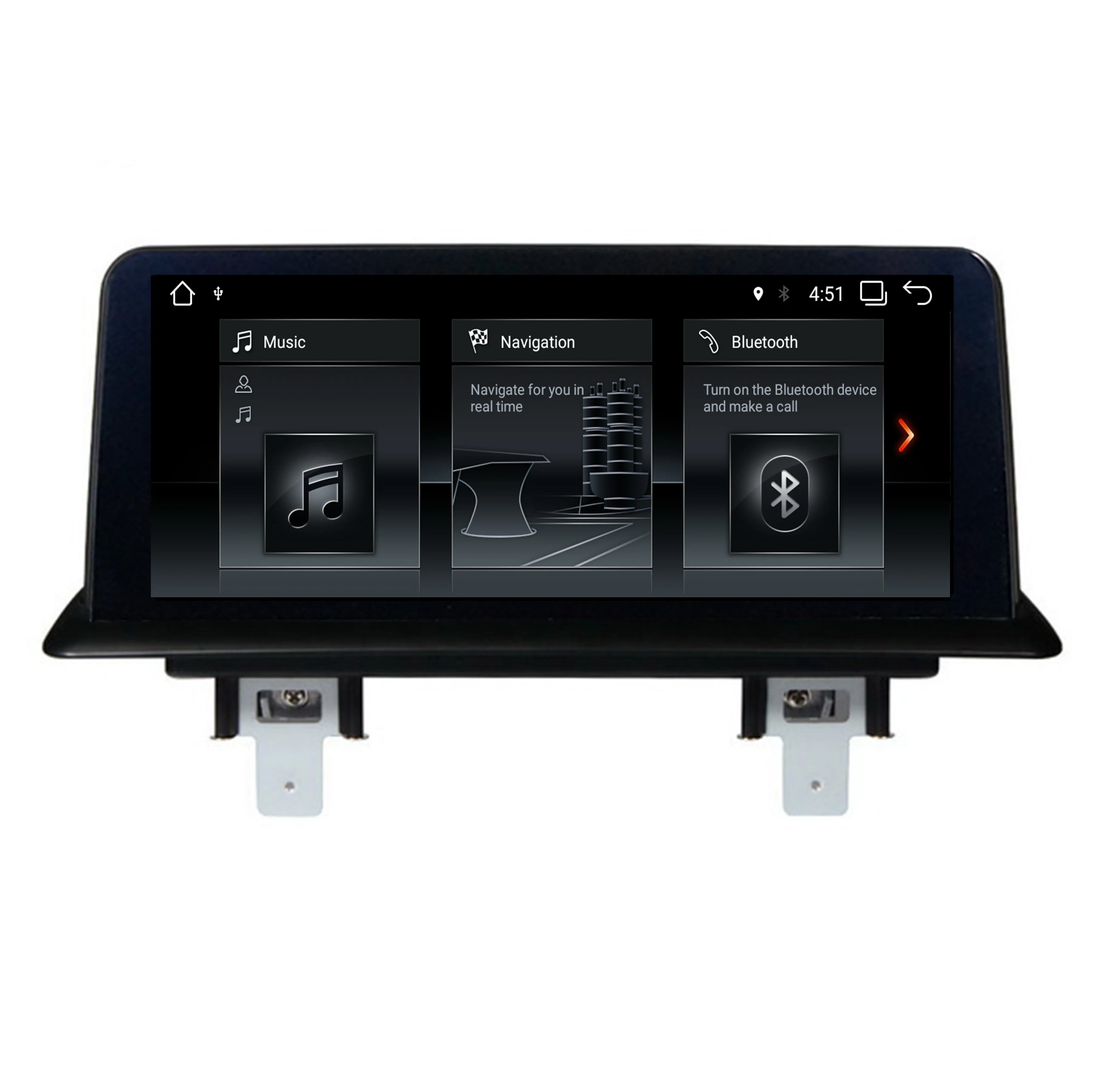 Android 7.1.1 автомобильный dvd-плеер для BMW E81/E82/E87/E88 аудио монитор стерео ips экран