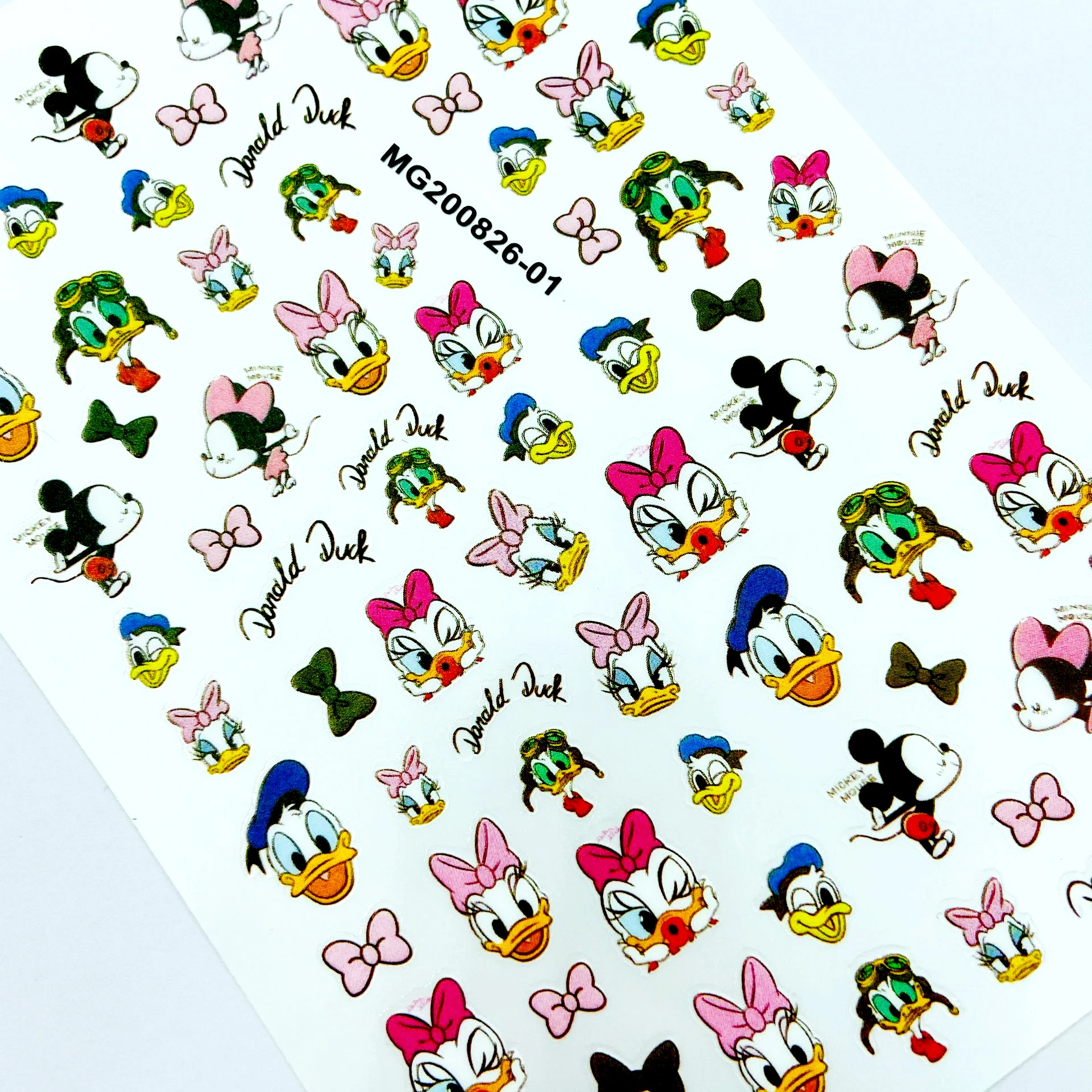 

Disney Anime Cartoon Nail Sticker Mickey Minnie Aisha Aina Winnie the Pooh Dwarf Nail Decal Handmade DIY Disney Nail Slider