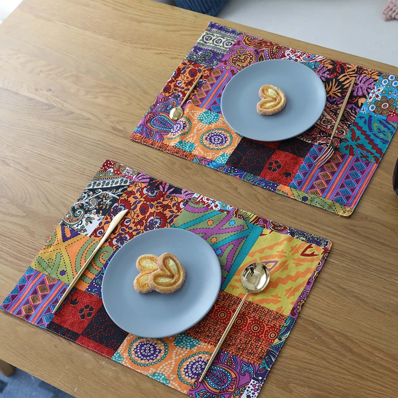 4 шт./лот подставка под столовую посуду из моющегося ПВХ коврик для стола