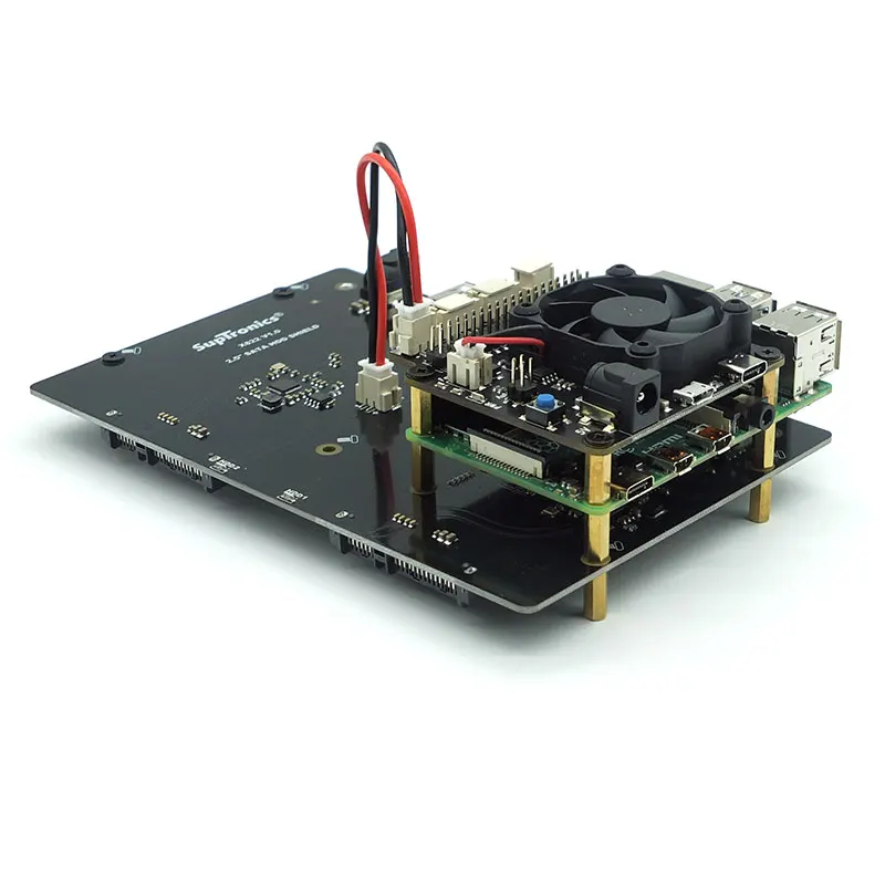 Raspberry Pi ROCK64 X822 Dual 2 5 &quotSATA HDD/SSD щит поддерживает до 8 ТБ HDDsIdeal решение для хранения