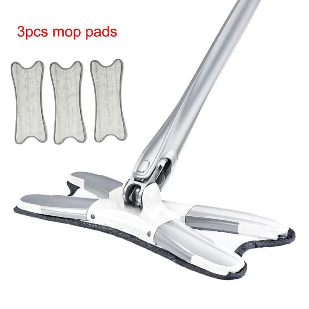 X-type Швабра половая из микрофибры с 3 шт швабры ткань заменить ручной промывки
