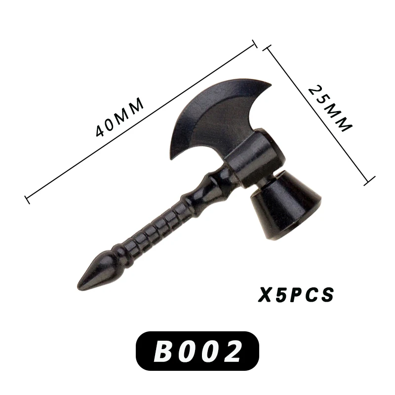 Средневековые времена военное оружие меч копья пистолет солдат для 4 см мини