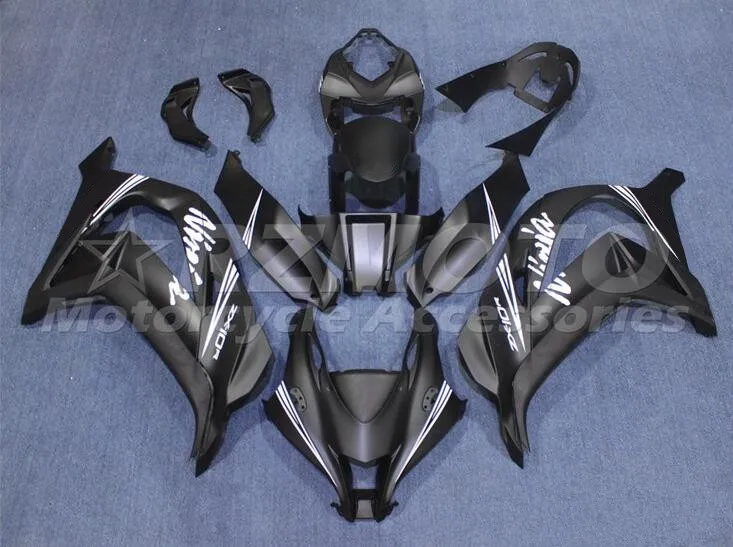 

Новый комплект обтекателей для мотоцикла ABS, подходит для kawasaki Ninja ZX-10R zx10r 10r 2016 2017 2018 2019 16 17 18 19, крутой черный матовый