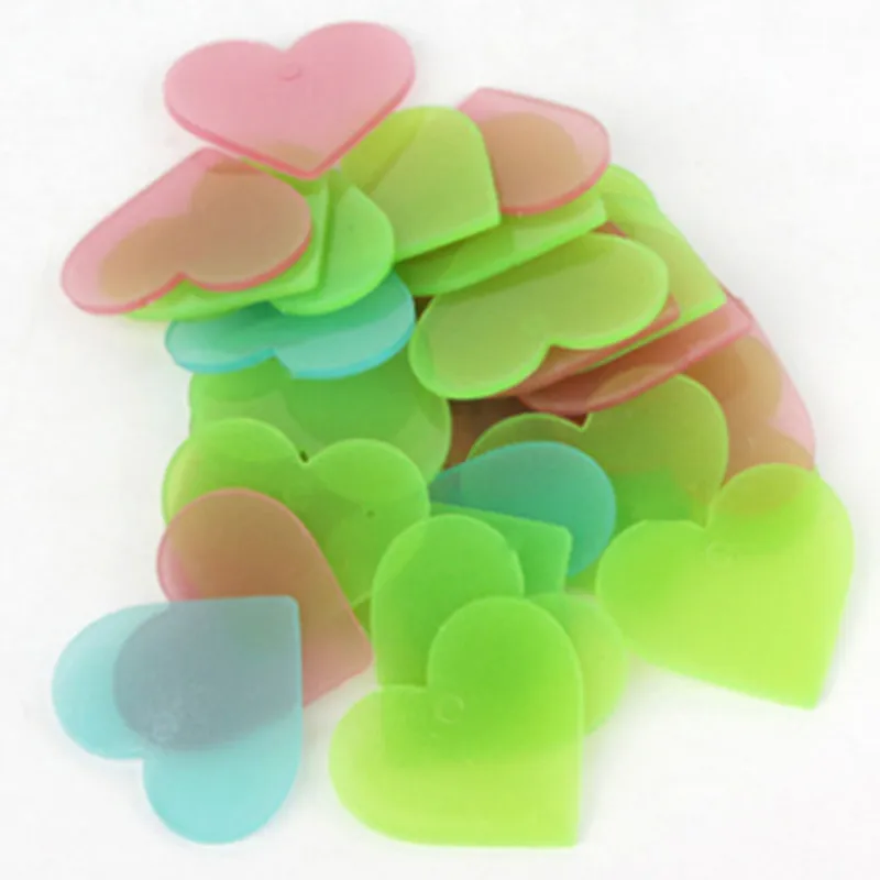 100 шт. флуоресцентные светящиеся наклейки для детской комнаты гостиной украшения