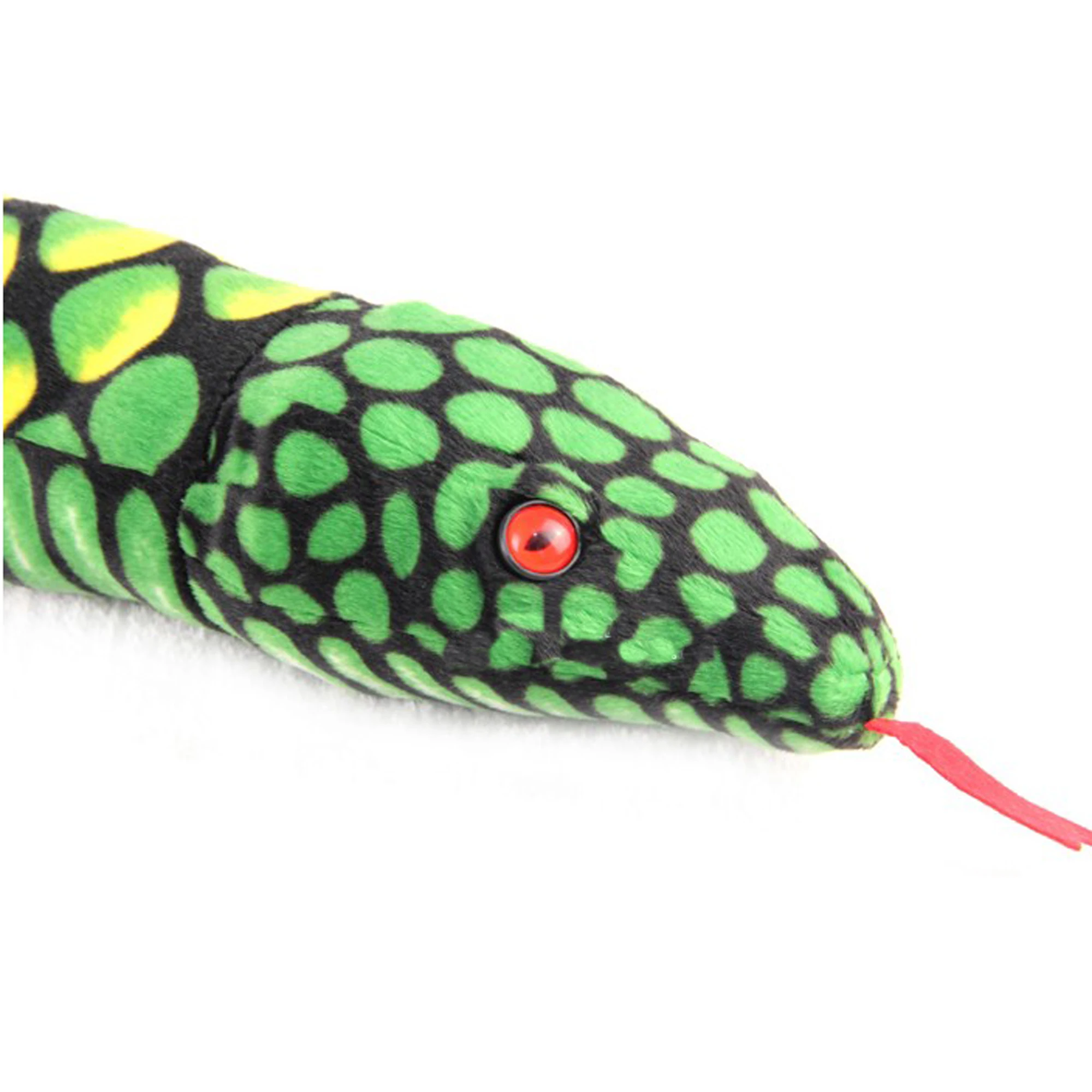 Реалистичный гигантский удав плюшевая змея мягкие Животные игрушки куклы