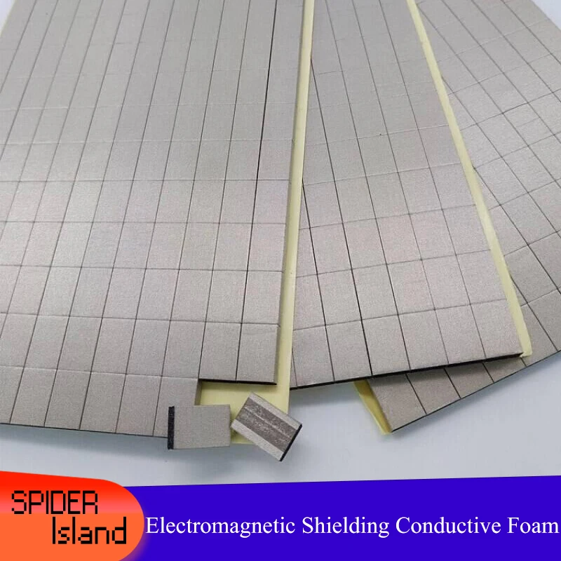 

2 шт. 300 мм * 40 мм * 3 мм, длинная Проводящая Пена EMI ESD, экранирующая прокладка, губка для переноса тепла для ноутбука, «сделай сам»