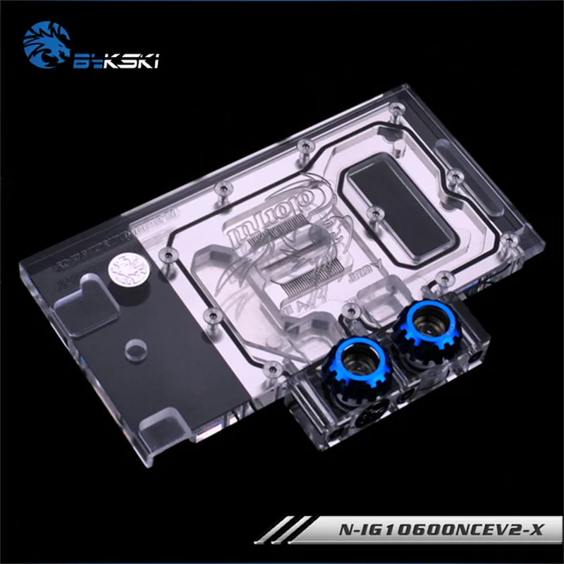 Bykski полный охват GPU водный блок для красочной чистой пластины GTX1060 видеокарта N
