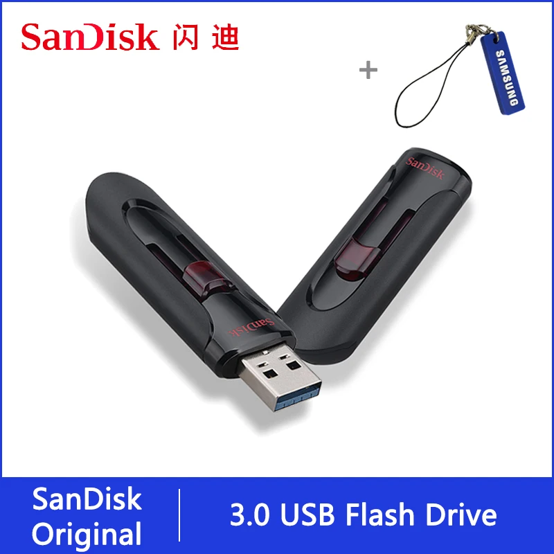 Флеш-накопитель sandisk 128 Гб 64 ГБ 32 ГБ 256 ГБ USB флеш-накопитель 32 64 128 16 ГБ флеш-накопитель 3,0 USB флеш-накопитель для телефона