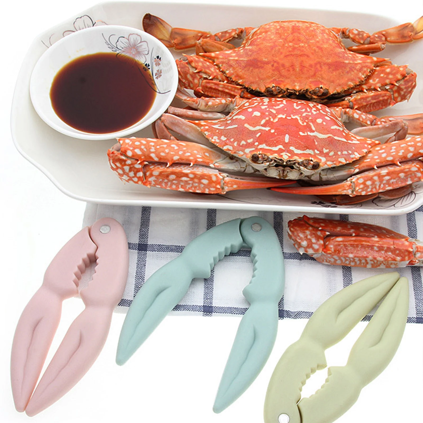 

Пилообразный нескользящий краб, краб, крекер для морепродуктов, ореховая оболочка, зажим для ракушек, моллюсков, Открытый зажим, бытовой кух...