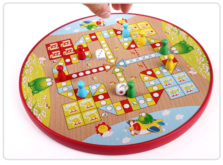 Настольные настольные шашки 2 в 1 для детей деревянные игрушки настольная игра