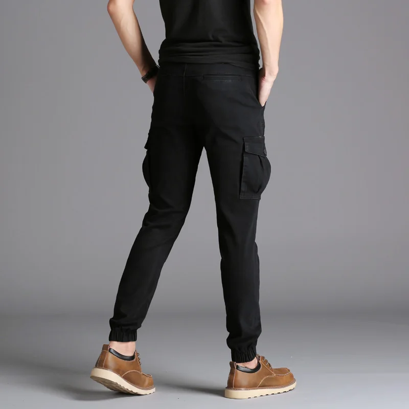 Брюки карго мужские стрейчевые с боковым карманом|Повседневные брюки| |