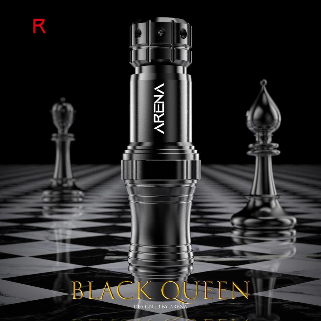 Arena Black Queen легкий пму Перманентный макияж Татуировка слайдер машина ручка иголки
