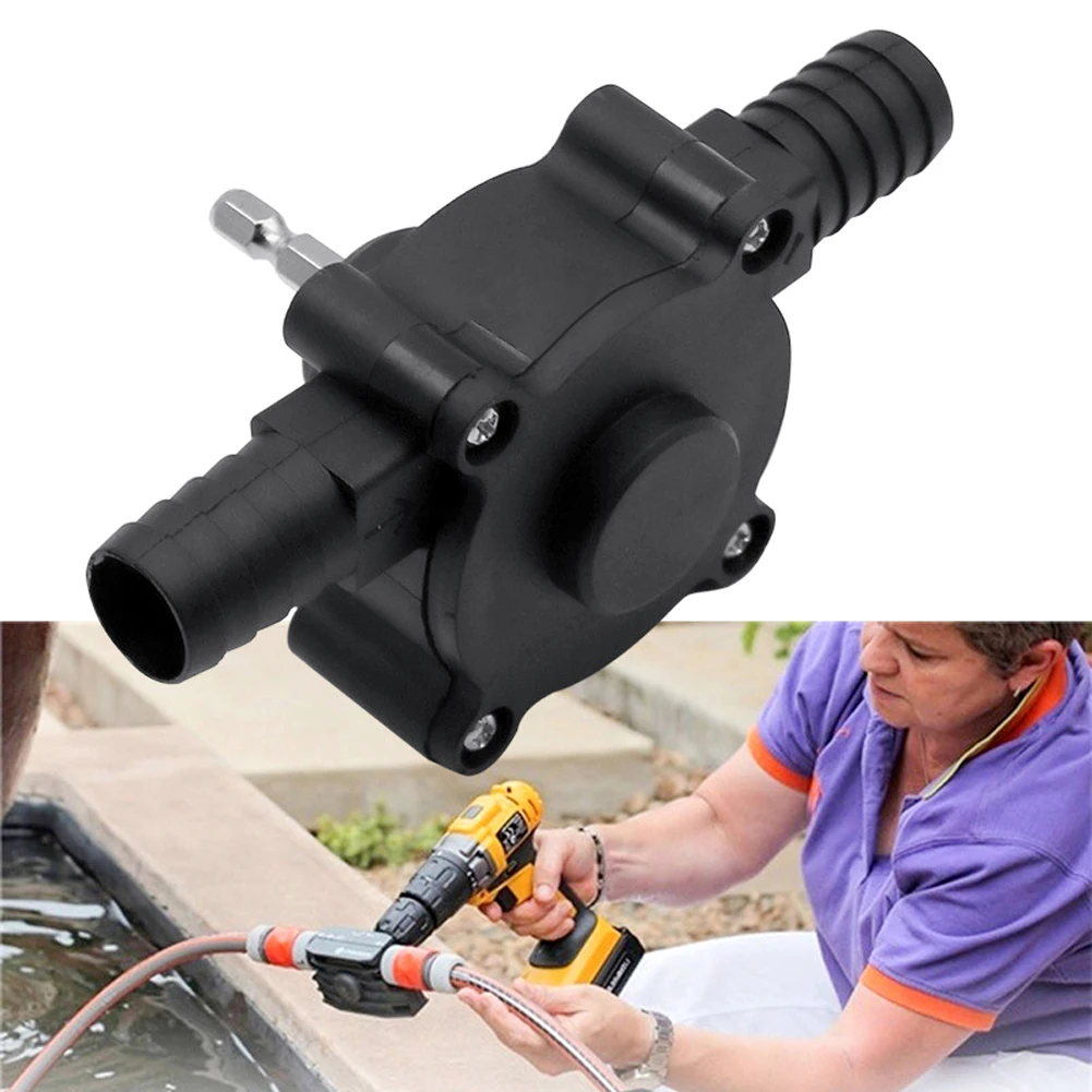 Portable Electric Drill Pump Ransfer Diesel Oil Fluid Self-priming Liquid Transfer Pumps Home Garden Outdoor tool | Обустройство дома