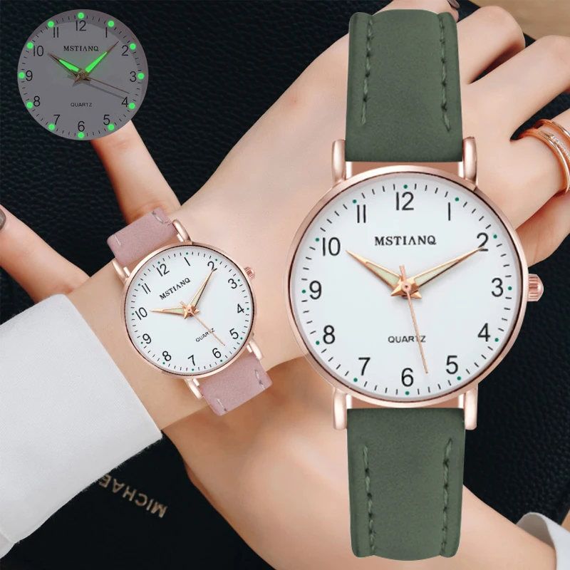 

2021 New Watch Women Fashion Casual Leather belt Watches Simple Ladies' Small Dial Quartz Clock Dress Female Watch Reloj mujer
