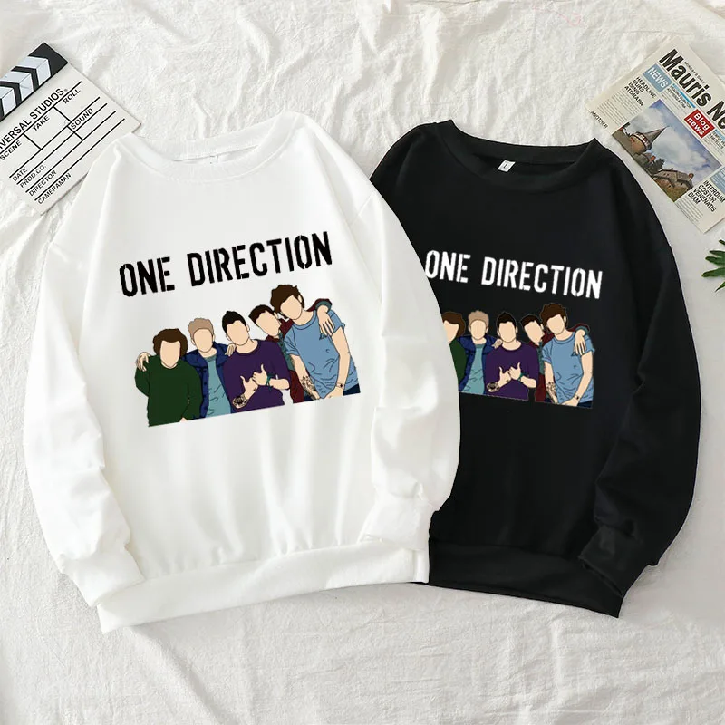 

Japanese Anime Male/Female ONE DIRECTION Punk Fashion Sweatshirt Hoodie Harajuku Casual Ladies Pullover All-match Top