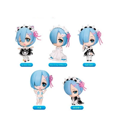 Re Zero Start Life In другой мир ноль Рем Рам Соловей Юки-онна Аниме ПВХ фигурка