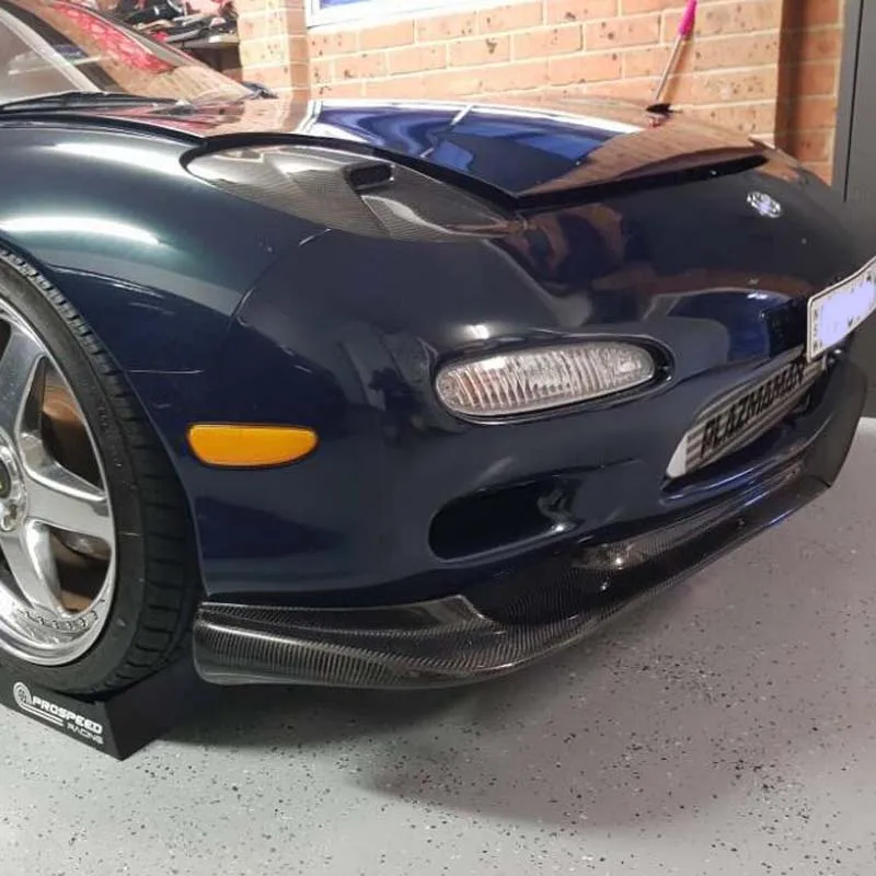 Передняя губа RX7 FD3S 6 го поколения OEM (2 шт./компл.) из углеродного волокна|Обвесы| |