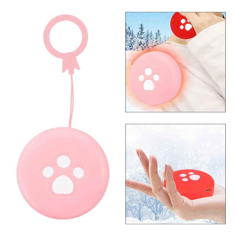 

Round Mini Cat Claw Electric Hand Warmer 2400mAh USB Charging Power Portable Winter Warm Device Multipurpose Warmer